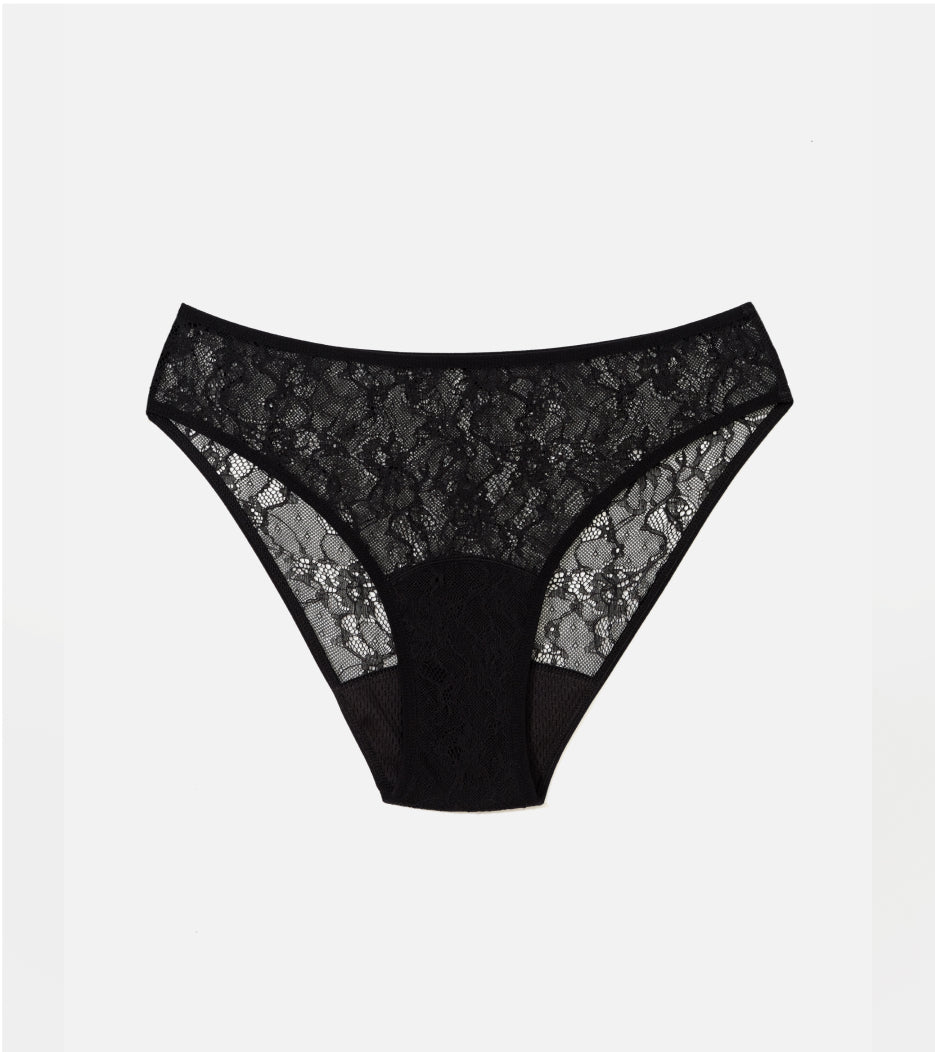 Brief All Lace - Nylon riciclato - Nero