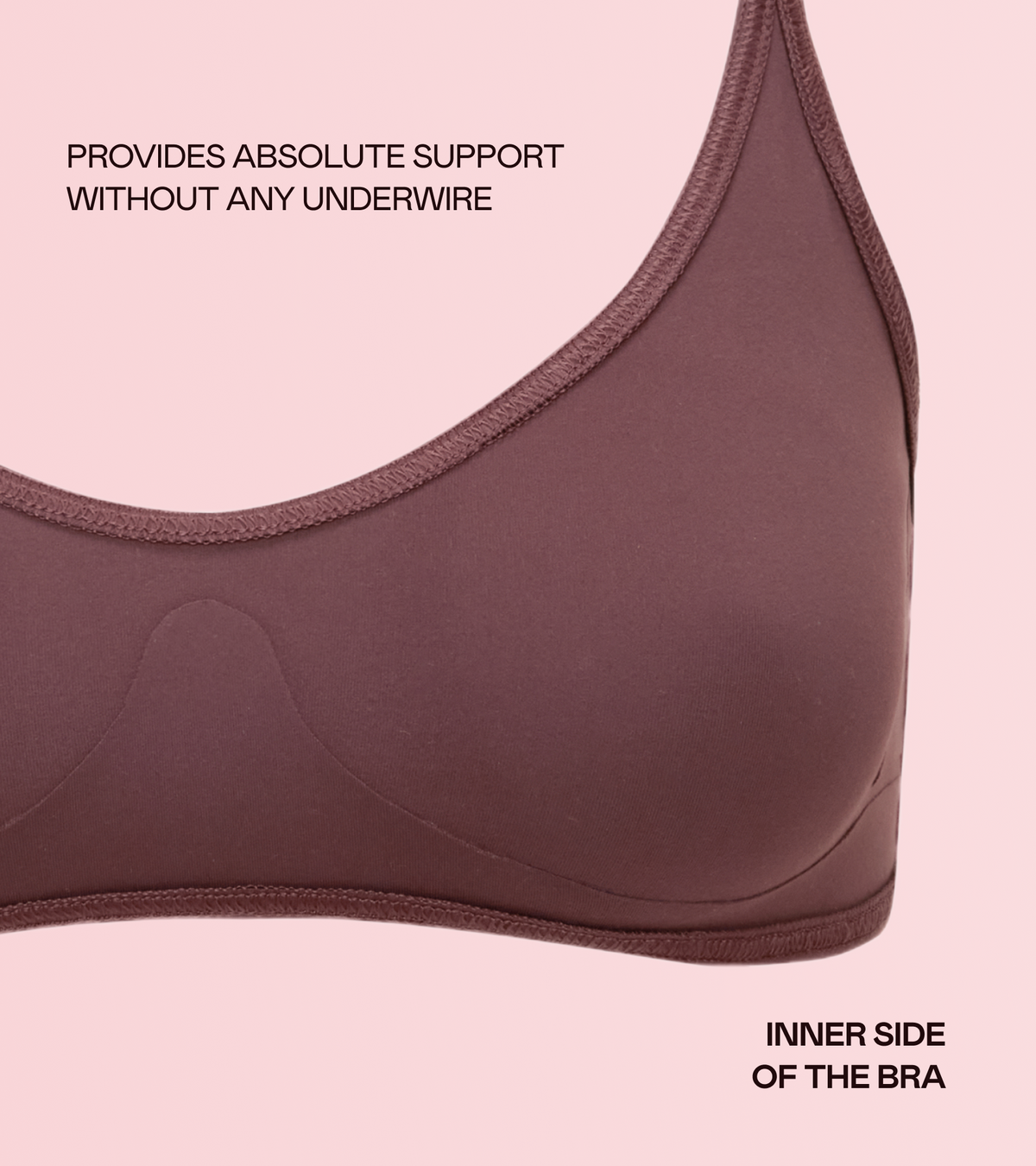 Aurora - Reggiseno Bonded - Marrone