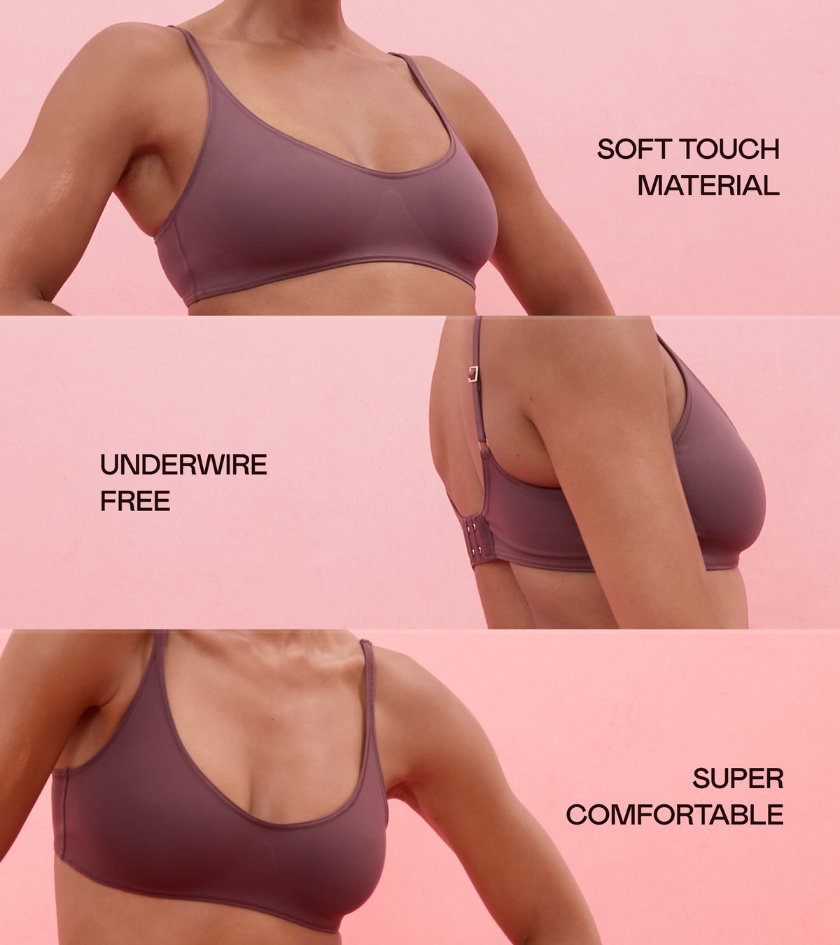 Aurora - Reggiseno Bonded - Marrone