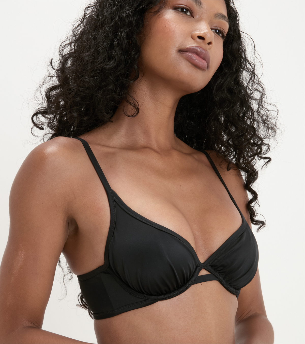 Costume da bagno - Con ferretto - Top - Nero
